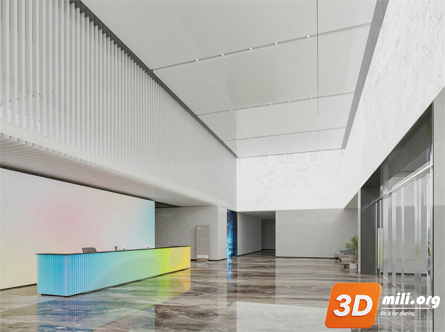 Lobby front desk Skp Files 